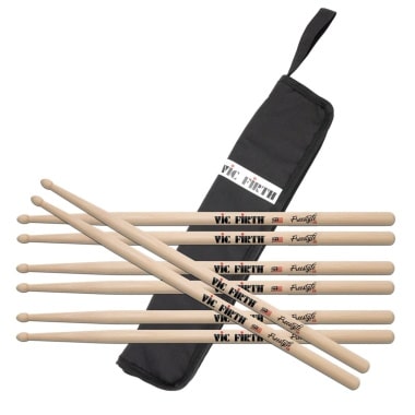 Vic Firth FREESTYLE 5B Sticks  4-Pack with Free Stick Bag