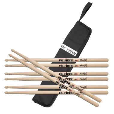 Vic Firth FREESTYLE 5B Sticks  4-Pack with Free Stick Bag