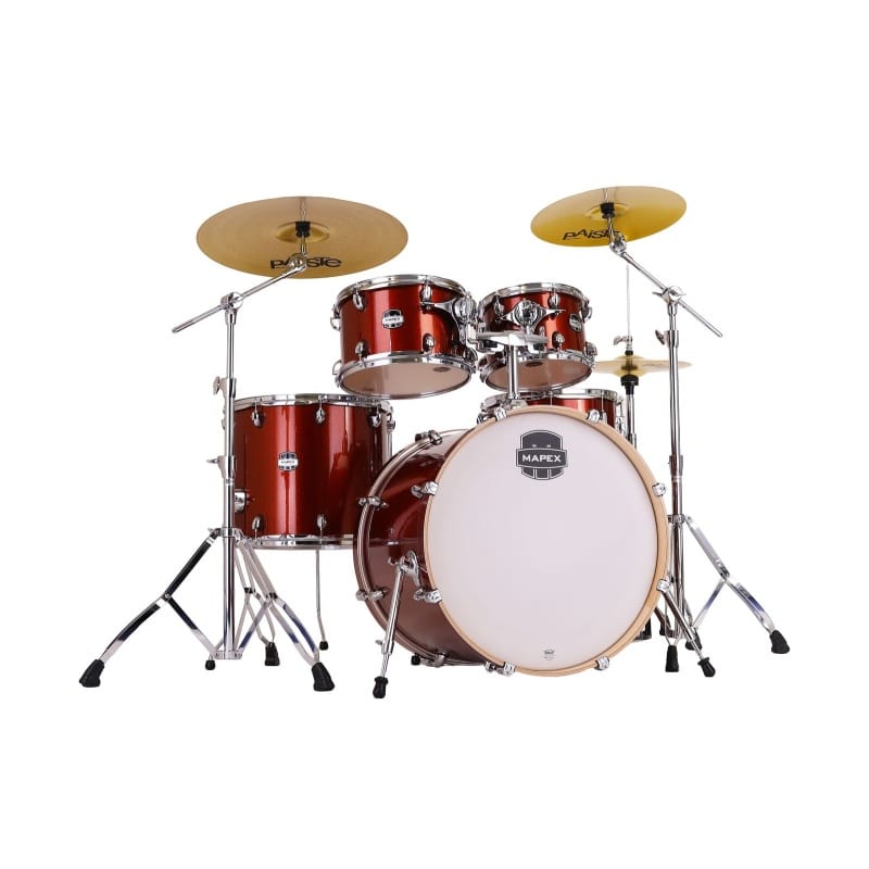 Mapex Mars Birch 22in 5pc Kit with Hardware - Blood Orange Sparkle - Image 6