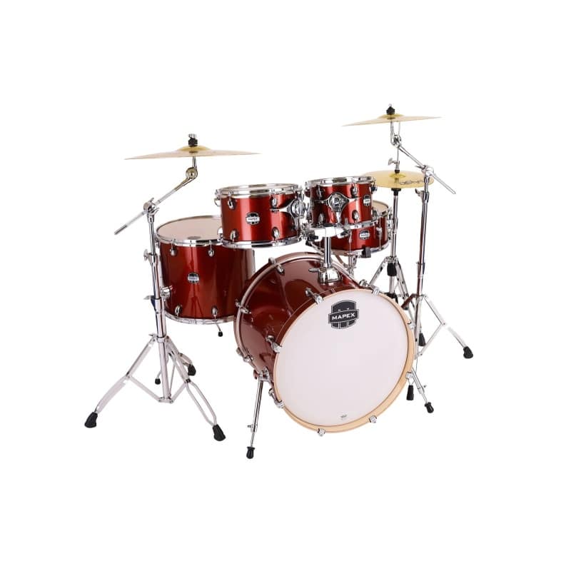 Mapex Mars Birch 22in 5pc Kit with Hardware - Blood Orange Sparkle - Image 5