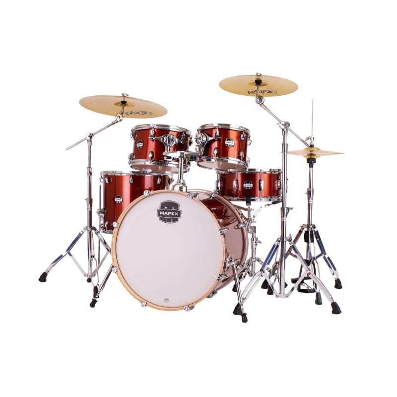 Mapex Mars Birch 22in 5pc Kit with Hardware - Blood Orange Sparkle - Image 2