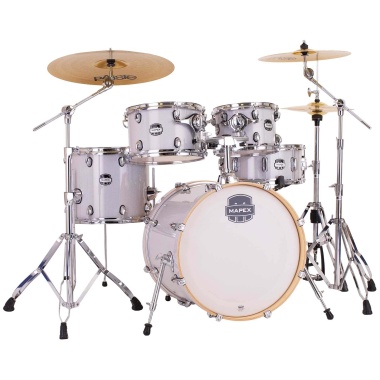 Mapex Mars Birch 20in 5pc Fusion Kit with Hardware & Cymbals - Diamond Sparkle