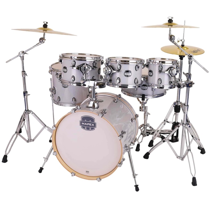 Mapex Mars Birch 20in 6pc Fusion Kit with Hardware - Diamond Sparkle - Image 5