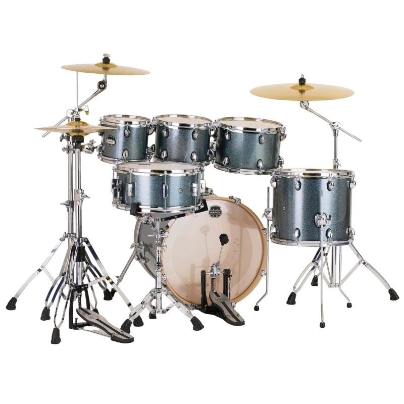 Mapex Mars Birch 20in 6pc Fusion Kit with Hardware & Cymbals - Twilight Sparkle - Image 8