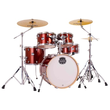 Mapex Mars Birch 20in 5pc Fusion Kit with Hardware- Blood Orange Sparkle