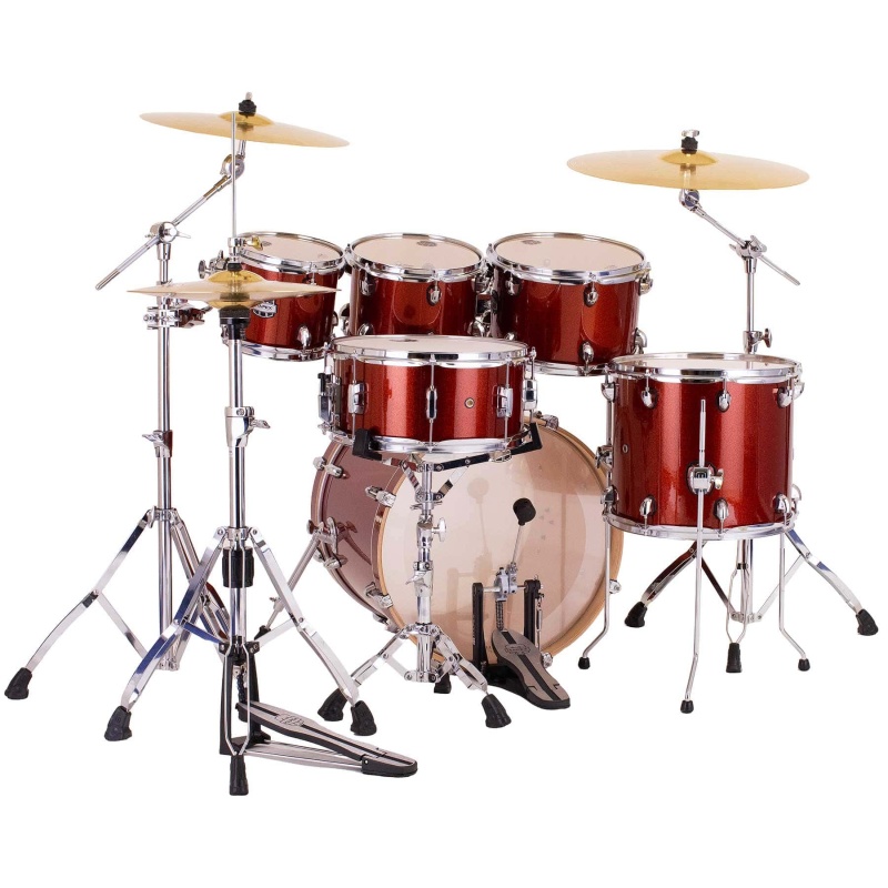 Mapex Mars Birch 20in 6pc Fusion Kit with Hardware- Blood Orange Sparkle - Image 3
