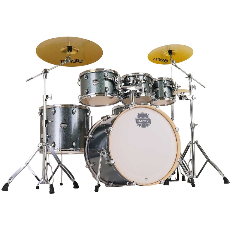 Mapex Mars Birch 22in 6pc Kit with Hardware & Cymbals - Twilight Sparkle - Image 8