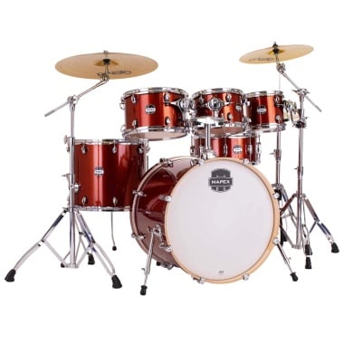 Mapex Mars Birch 22in 6pc Kit with Hardware - Blood Orange Sparkle