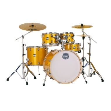 Mapex Mars Birch 22in 5pc Kit with Hardware & Cymbals - Sunflower Sparkle