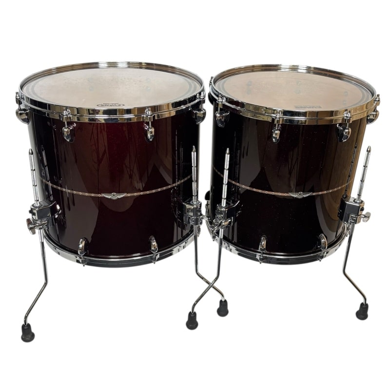 Tama Star Maple 22in 6pc Shell Pack - Dark Burgundy Metallic - Includes Tom Stands - Image 18