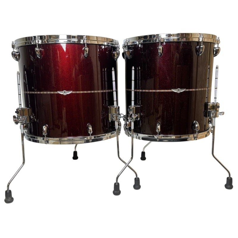 Tama Star Maple 22in 6pc Shell Pack - Dark Burgundy Metallic - Includes Tom Stands - Image 17