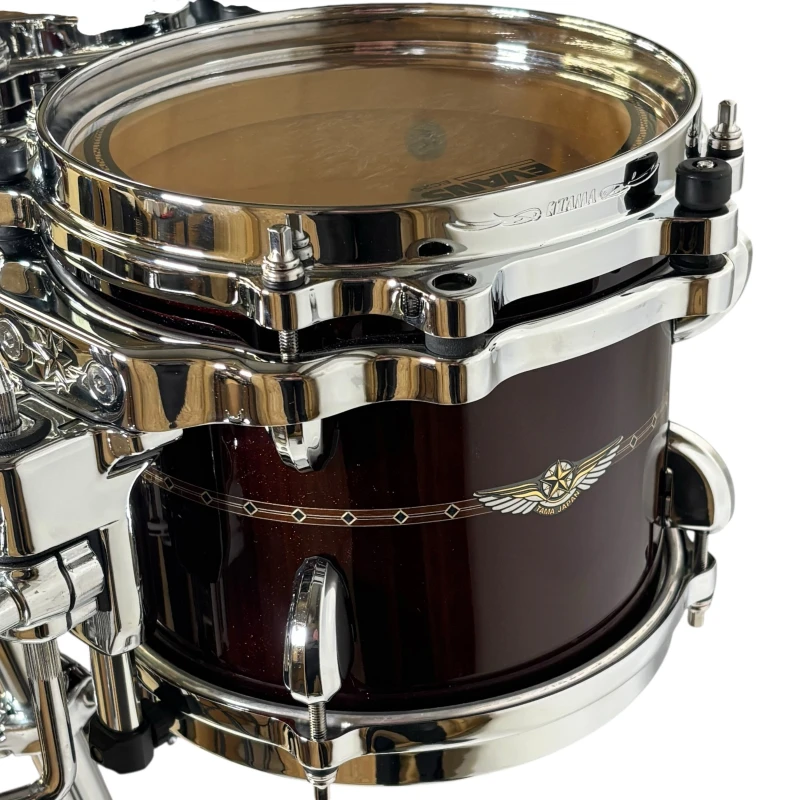 Tama Star Maple 22in 6pc Shell Pack - Dark Burgundy Metallic - Includes Tom Stands - Image 7