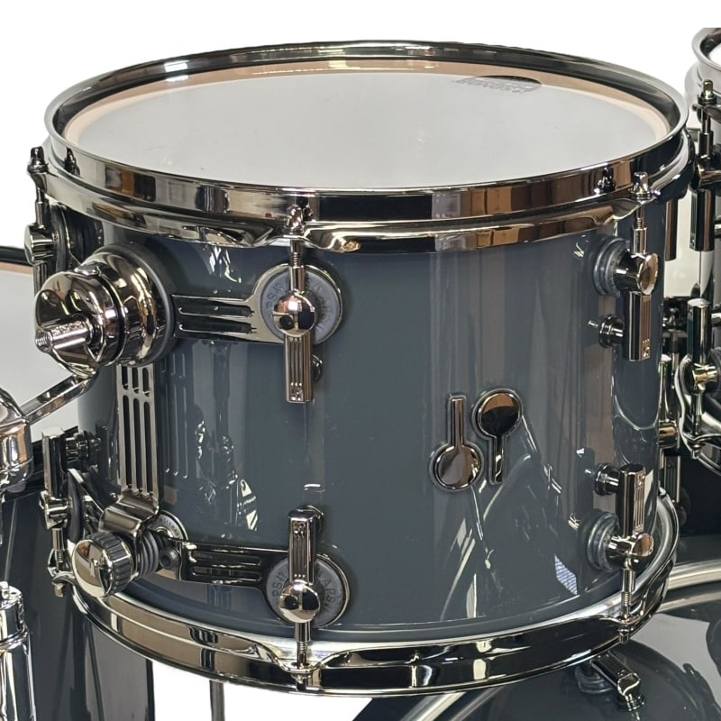 Sonor SQ2 22in 6pc Shell Pack - Black Grey With Black Hardware - Image 11