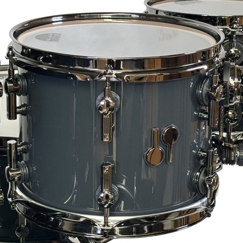 Sonor SQ2 22in 6pc Shell Pack - Black Grey With Black Hardware - Image 12