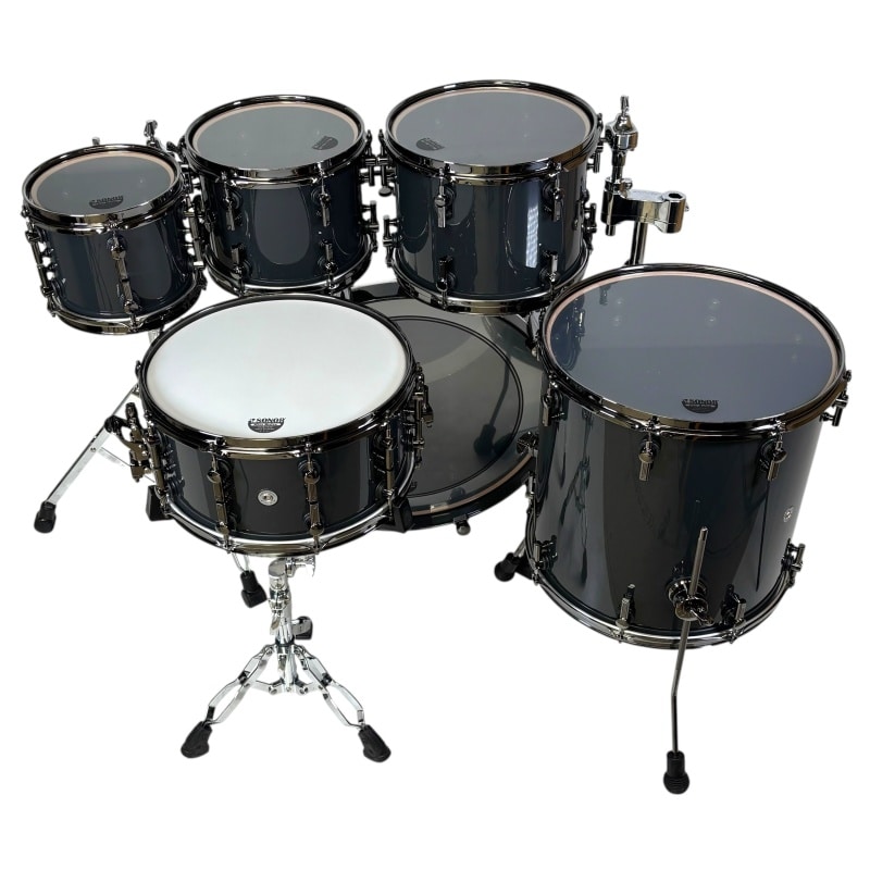 Sonor SQ2 22in 6pc Shell Pack - Black Grey With Black Hardware - Image 6