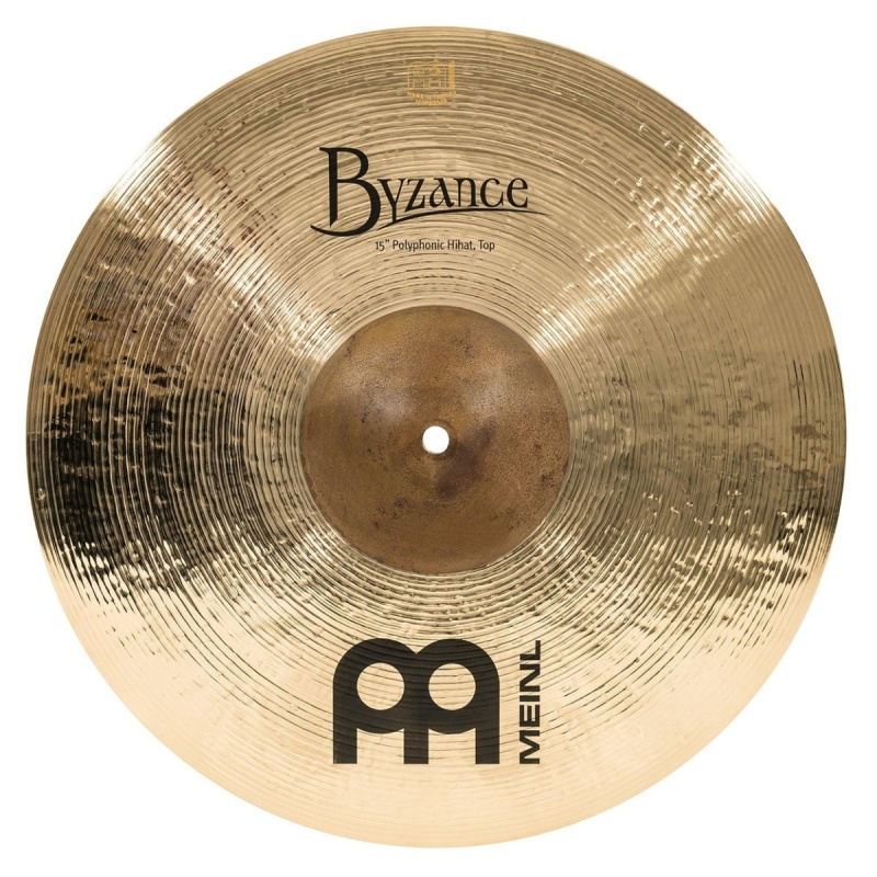 Meinl Byzance Brilliant 15in Polyphonic Hi-Hat Cymbals - Image 3