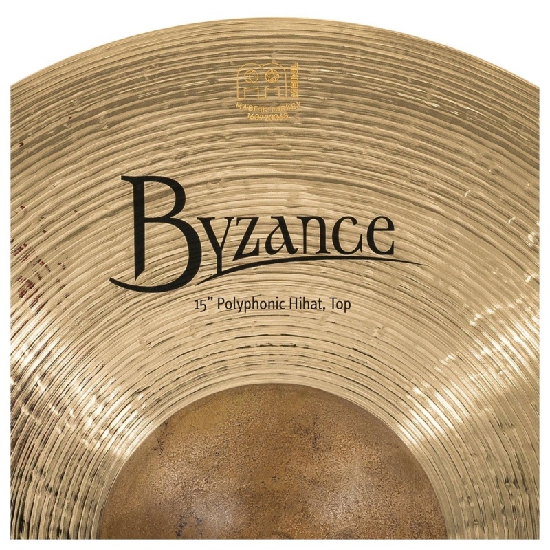 Meinl Byzance Brilliant 15in Polyphonic Hi-Hat Cymbals - Image 5