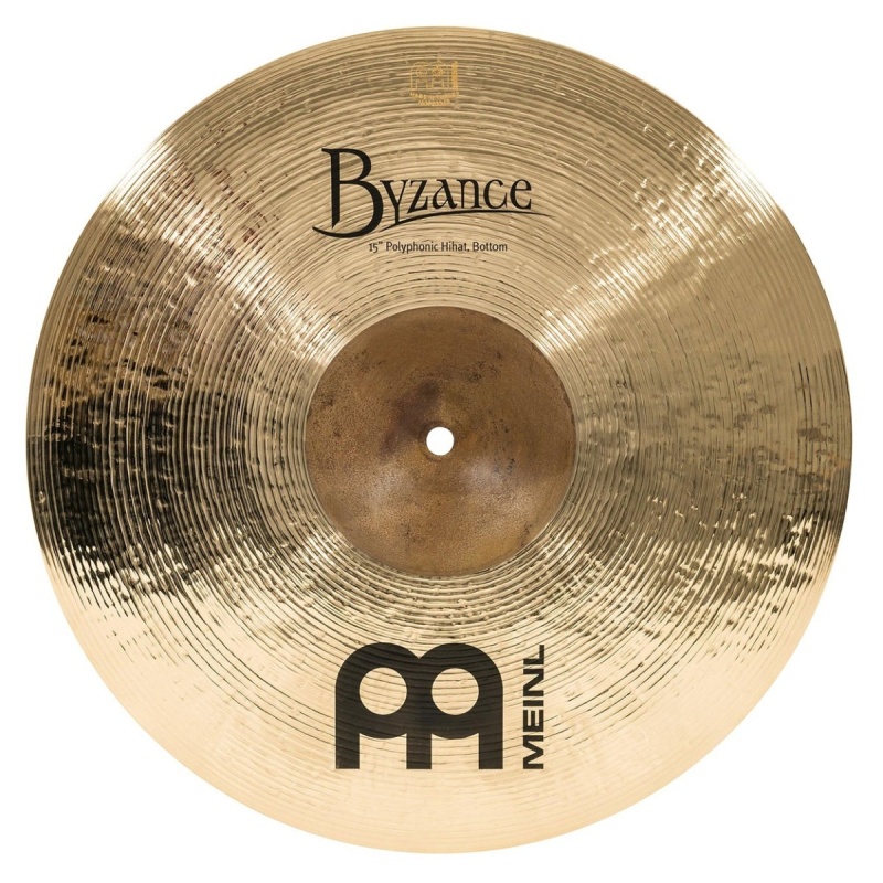 Meinl Byzance Brilliant 15in Polyphonic Hi-Hat Cymbals - Image 6