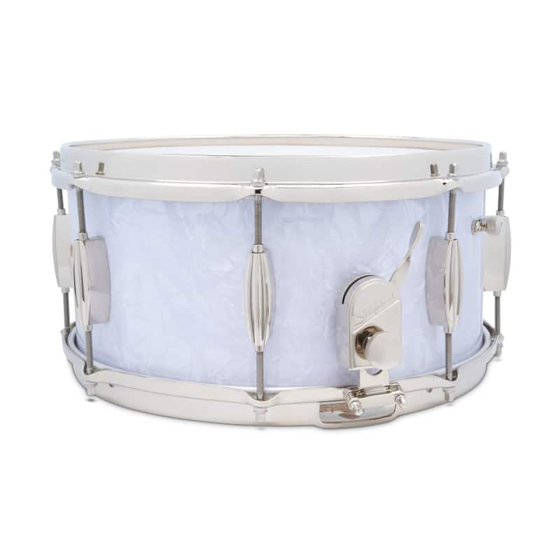 Slingerland Radio King Artist 14x6.5in Snare - White Marine Pearl - Image 4