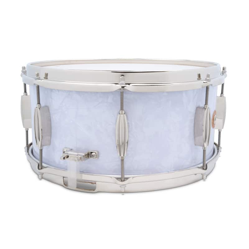 Slingerland Radio King Artist 14x6.5in Snare - White Marine Pearl - Image 5