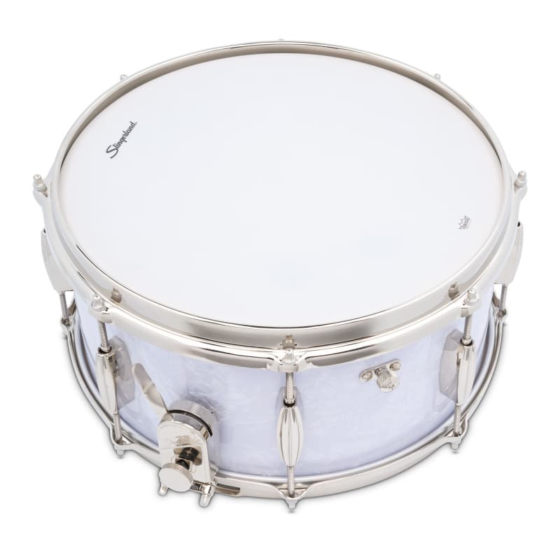 Slingerland Radio King Artist 14x6.5in Snare - White Marine Pearl - Image 6