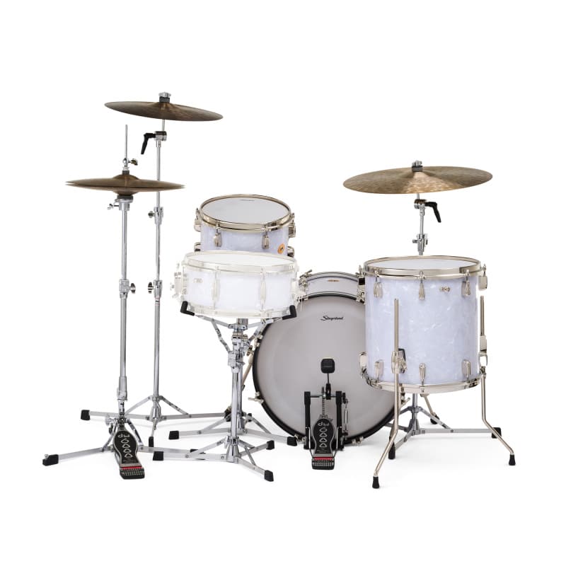 Slingerland Radio King 20in 3pc Shell Pack - White Marine Pearl - Image 3