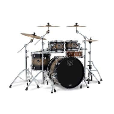 Mapex Saturn VI 22in 4pc Shell Pack - Black Ink Burst