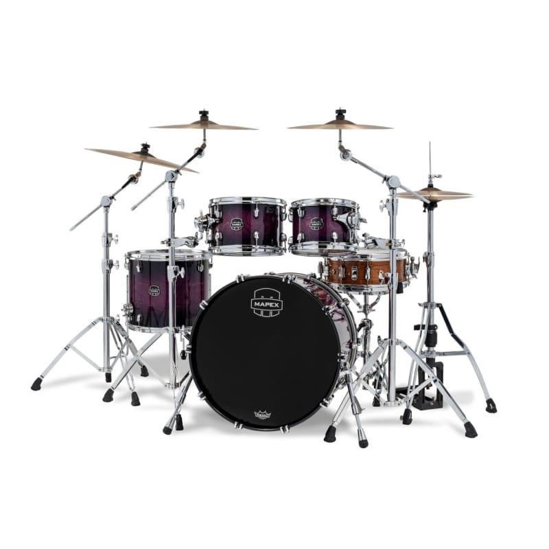 Mapex Saturn VI 22in 4pc Shell Pack - Royal Purple Burst - Image 2