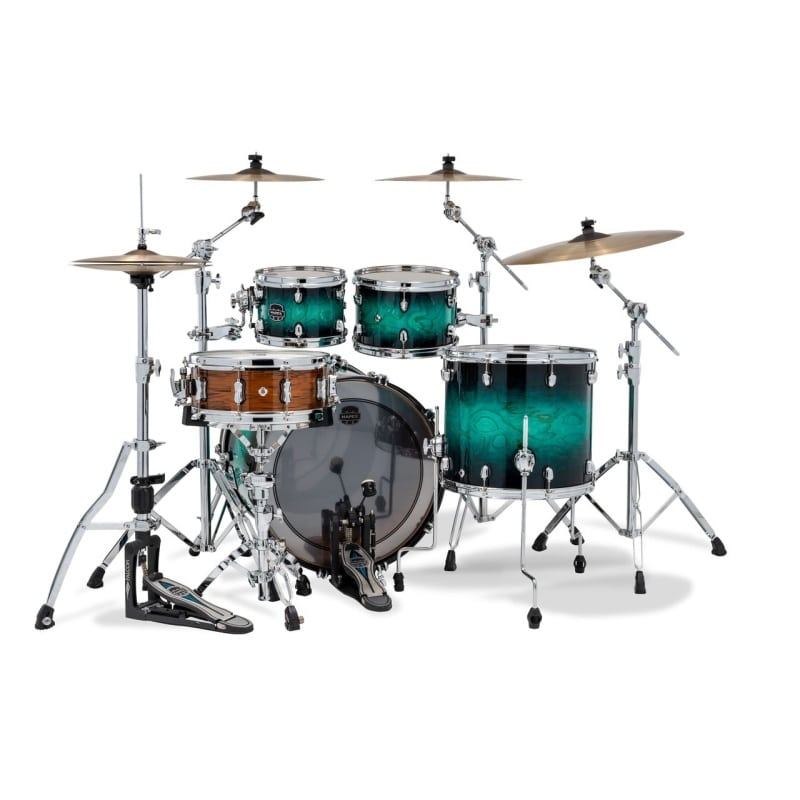 Mapex Saturn VI 22in 4pc Shell Pack - Marine Teal Burst - Image 3