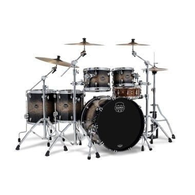 Mapex Saturn VI 22in 5pc Shell Pack - Black Ink Burst