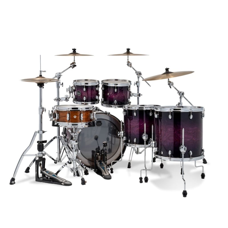 Mapex Saturn VI 22in 5pc Shell Pack - Royal Purple Burst - Image 3