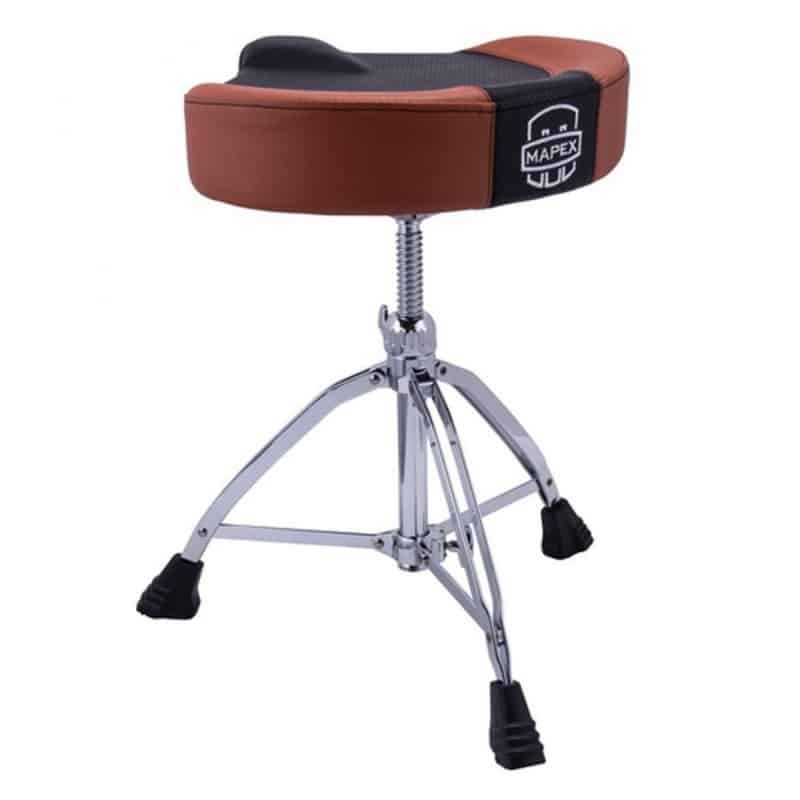 Mapex T855BR Saddle Top Breathable Drum Throne - Brown - Image 2