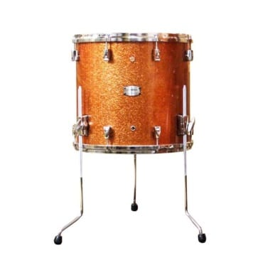 Yamaha Absolute Hybrid Maple 14x13in Floor Tom - Orange Sparkle