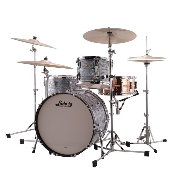 Ludwig Classic Maple 22in 3pc Shell Pack - Sky Blue Pearl - Image 3