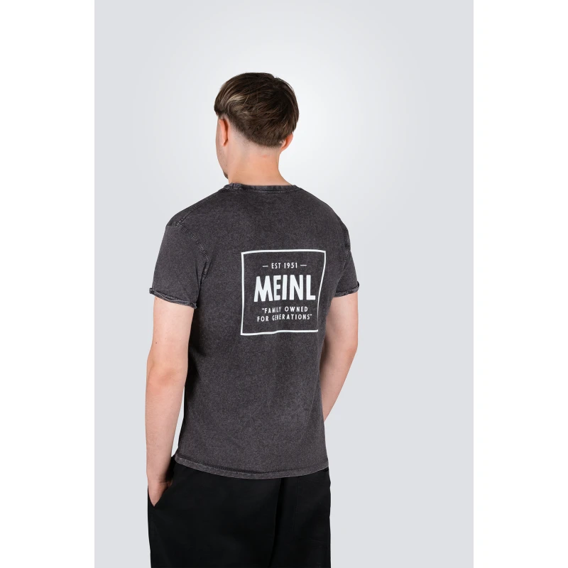 Meinl Vintage Logo T-Shirt, Washed Out Black - Large - Image 4