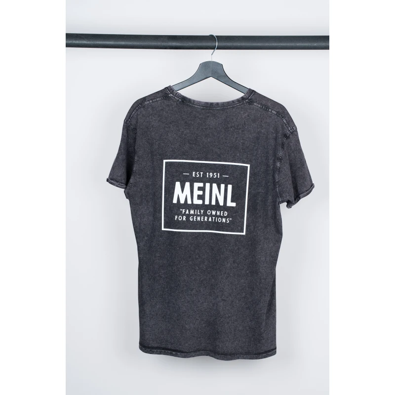 Meinl Vintage Logo T-Shirt, Washed Out Black - Large - Image 2