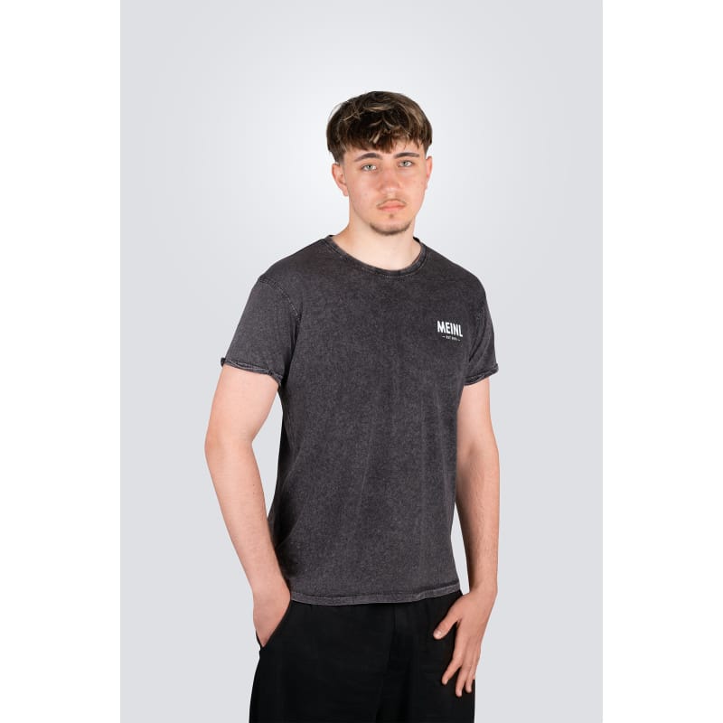 Meinl Vintage Logo T-Shirt, Washed Out Black - Small - Image 3