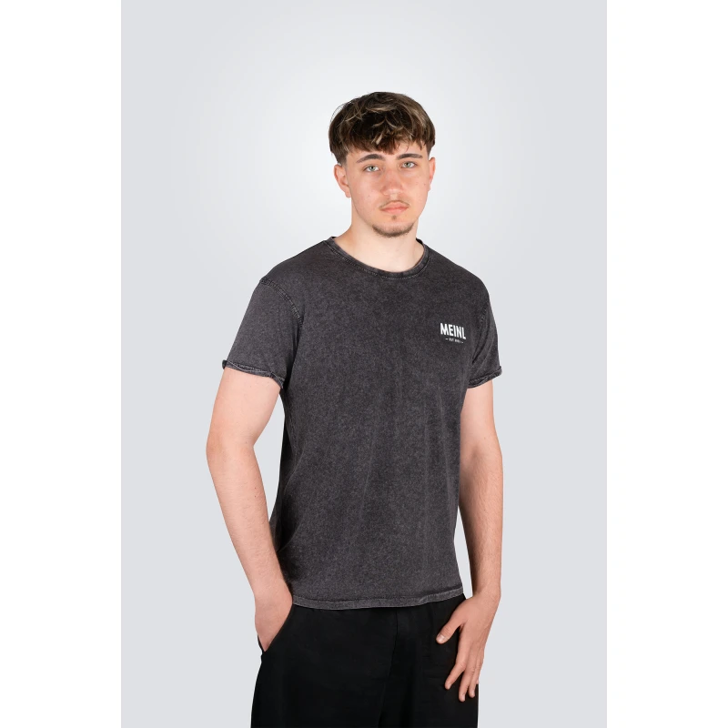 Meinl Vintage Logo T-Shirt, Washed Out Black - Large - Image 3