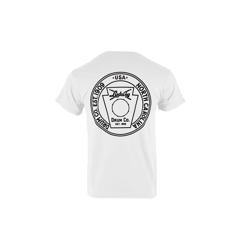 Ludwig White Circle T-Shirt - Large - Image 2