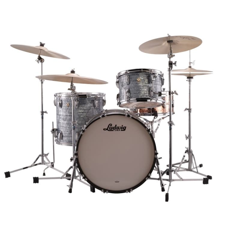 Ludwig Classic Maple 22in 3pc Shell Pack - Sky Blue Pearl - Image 2