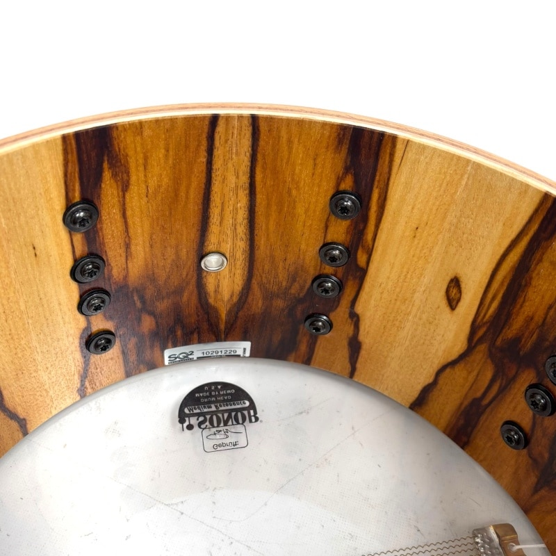 Sonor SQ2 13x7in Snare Drum - African Marble High Gloss - Image 10