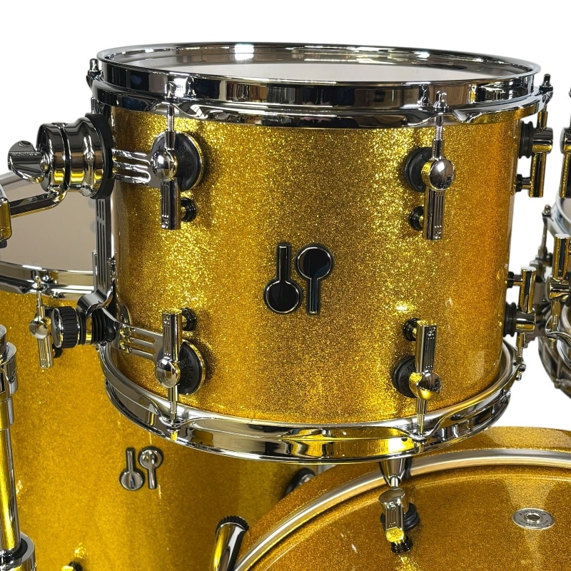 Sonor SQ2 22in 5pc Shell Pack - Gold Sparkle High Gloss - Image 5