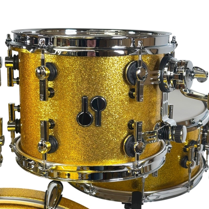 Sonor SQ2 22in 5pc Shell Pack - Gold Sparkle High Gloss - Image 4