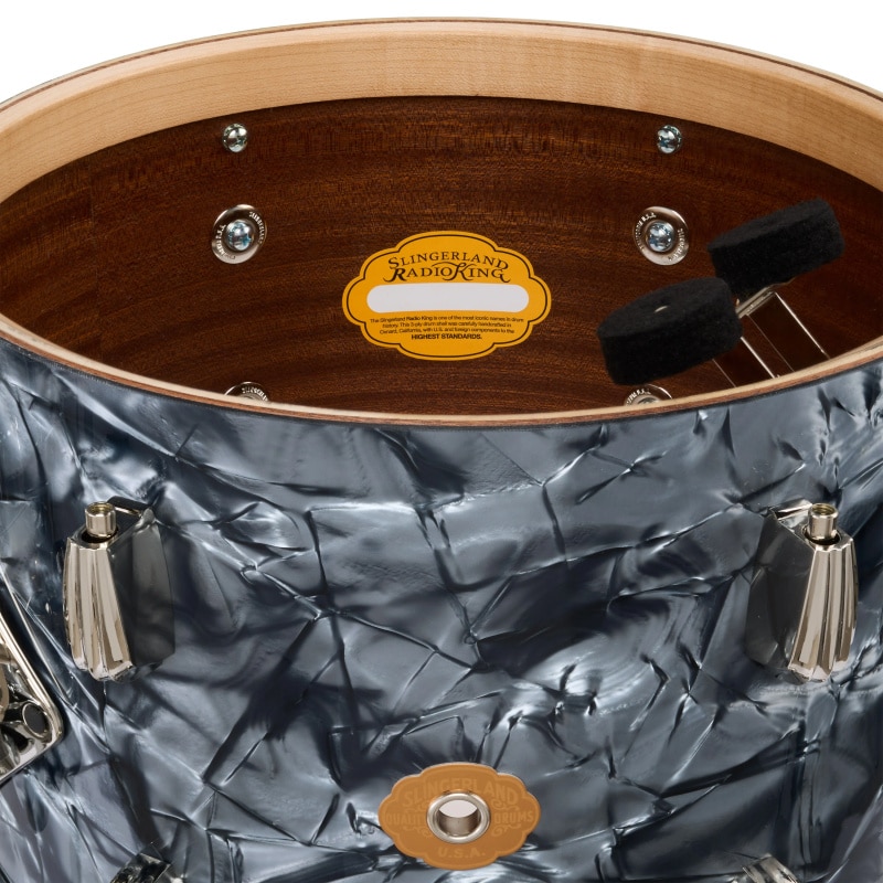 Slingerland Radio King 22in 4pc Shell Pack - Black Diamond Pearl - Image 4