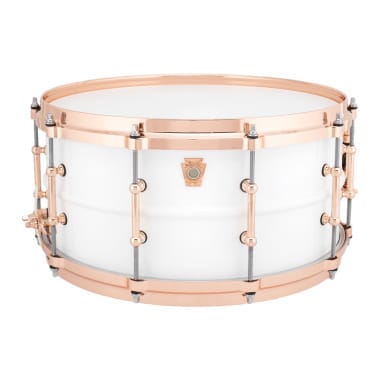 Ludwig Black Beauty Polar Phonic 14x6.5in Snare Drum With Copper Hardware