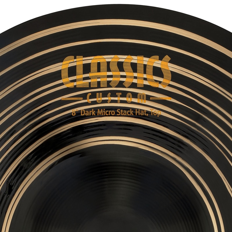 Meinl Classics Custom Dark 8in Micro Stack Hats - Image 4
