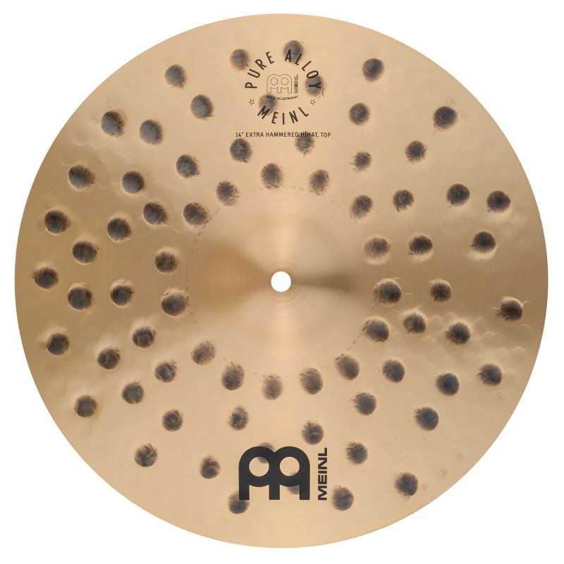 Meinl Pure Alloy 14in Extra Hammered Hi-hats - Image 4