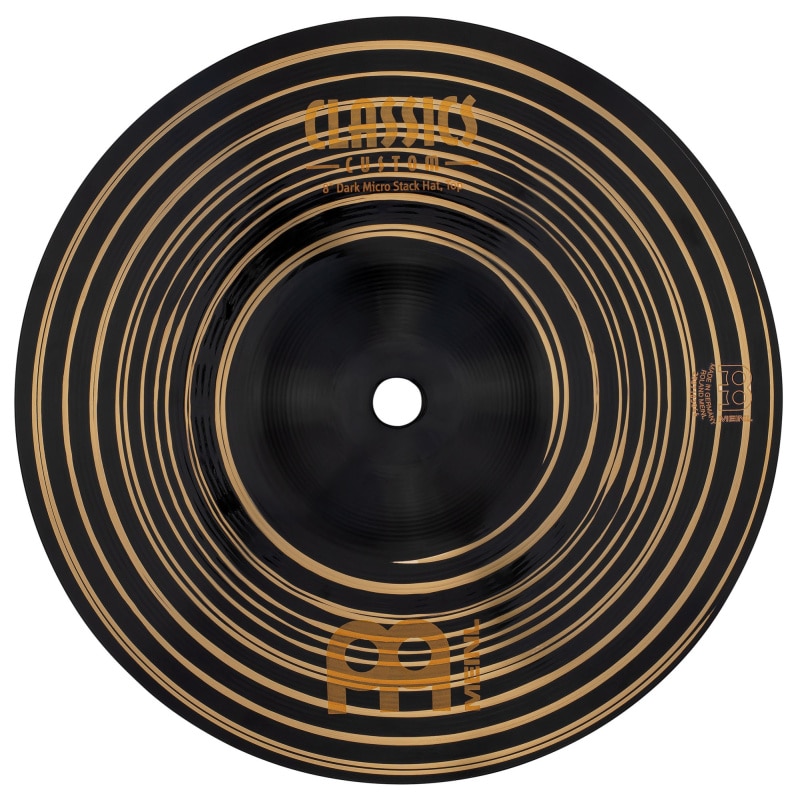 Meinl Classics Custom Dark 8in Micro Stack Hats - Image 6
