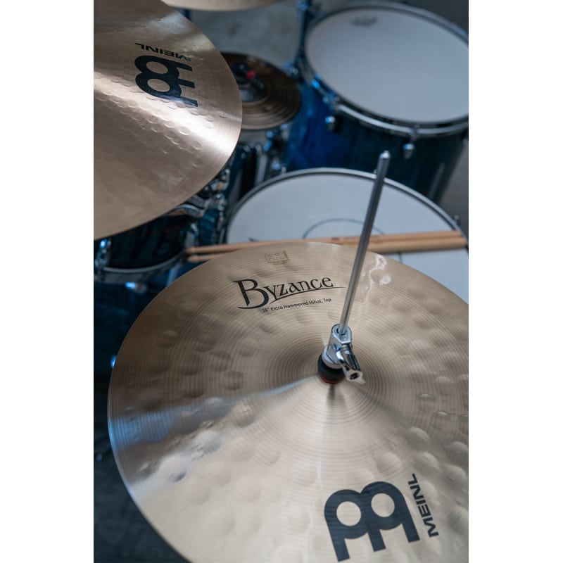Meinl Byzance Traditional 14in Extra Hammered Hi-hat cymbals - Image 7