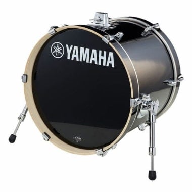 Yamaha Stage Custom 18x15in Bass Drum - Raven Black